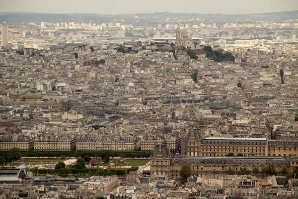 Вид Париж Башни Монпарнас — стоковое фото