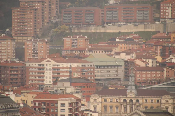 Gebäude Einem Viertel Von Bilbao — Stockfoto