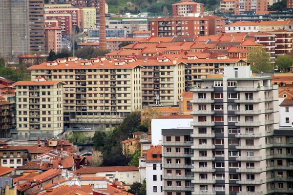 Byggnad Ett Område Bilbao — Stockfoto