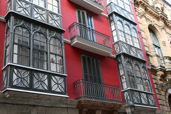 Immeuble Dans Quartier Bilbao — Photo