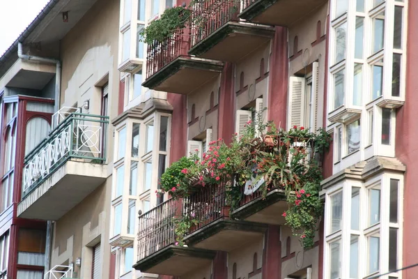 Budynek Dzielnicy Bilbao — Zdjęcie stockowe