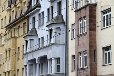 Nuremberg 'de apartman önü