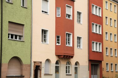 Eski Nürnberg kasabasının mimari mirası.