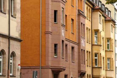 Eski Nürnberg kasabasının mimari mirası.