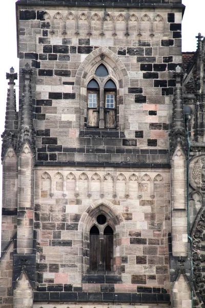 Arquitectura Del Casco Antiguo Nuremberg — Foto de Stock