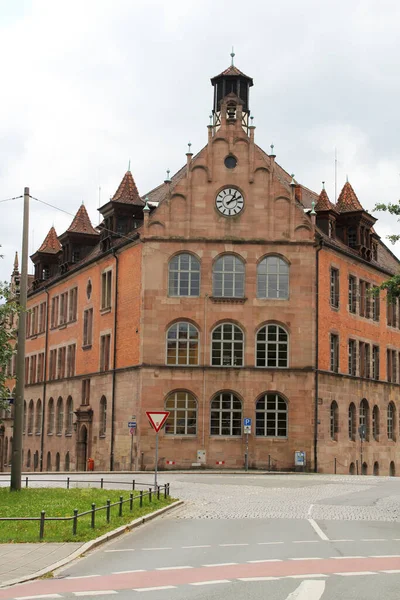 Eski Nuremberg Kasabasının Mimarisi — Stok fotoğraf