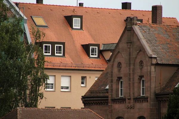 ニュルンベルク旧市街の建築 — ストック写真