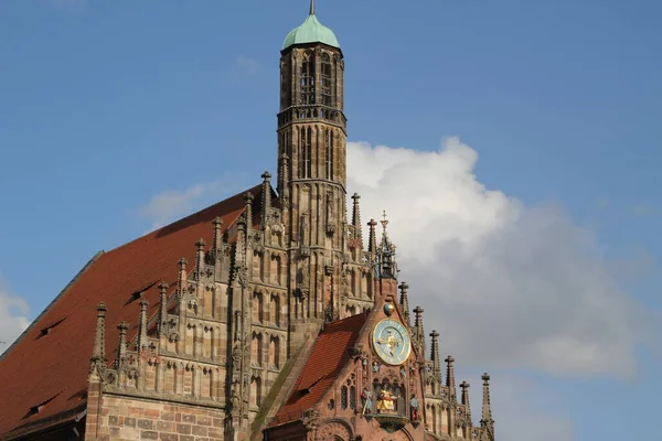 Eski Nuremberg Kasabasındaki Religoius Tapınağı — Stok fotoğraf