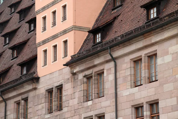 Eski Nürnberg Kasabasının Mimari Mirası — Stok fotoğraf