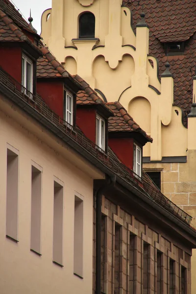 Arkitektoniskt Arv Den Gamla Staden Nürnberg — Stockfoto
