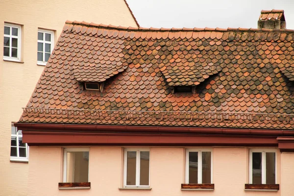 Architektonisches Erbe Der Nürnberger Altstadt — Stockfoto