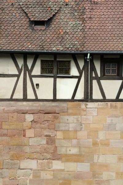 Patrimoine Architectural Dans Vieille Ville Nuremberg — Photo