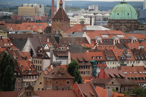 Patrimonio Arquitectónico Casco Antiguo Nuremberg — Foto de Stock