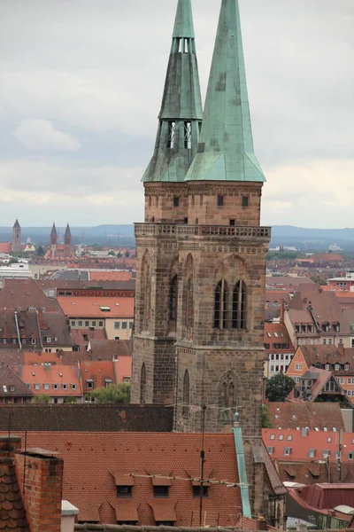 Patrimonio Arquitectónico Casco Antiguo Nuremberg — Foto de Stock