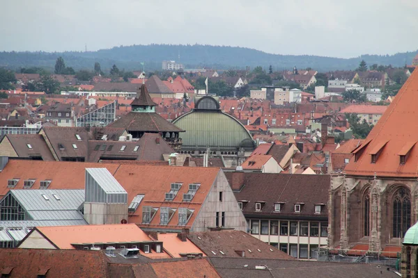 Património Arquitectónico Cidade Velha Nuremberga — Fotografia de Stock