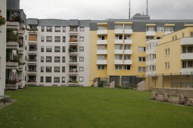 Eski Nürnberg kasabasının mimari mirası.