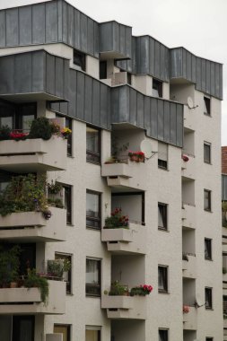 Eski Nürnberg kasabasının mimari mirası.