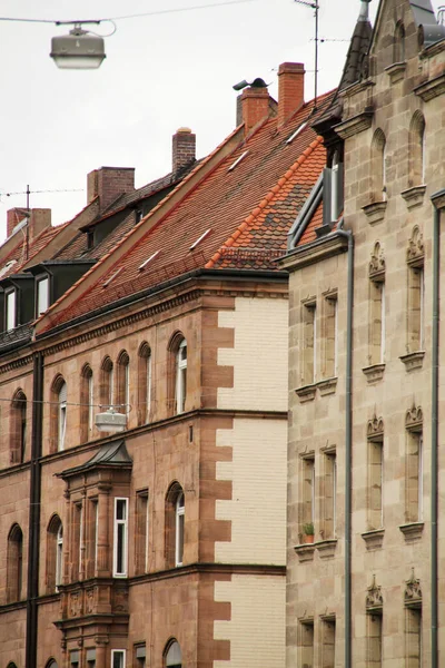 Património Arquitectónico Cidade Velha Nuremberga — Fotografia de Stock