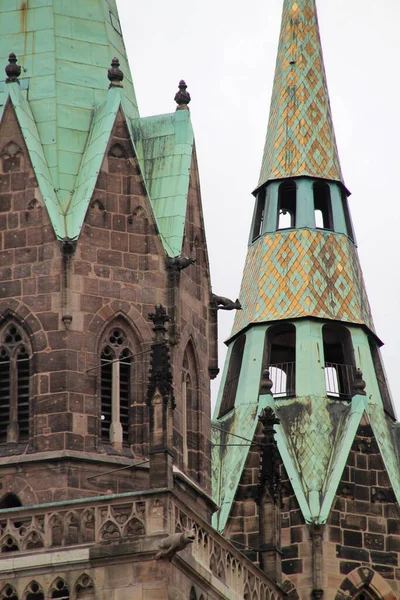 Patrimonio Architettonico Nel Centro Storico Norimberga — Foto Stock
