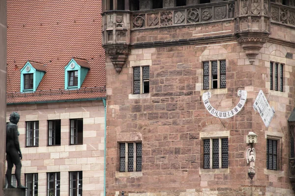 Património Arquitectónico Cidade Velha Nuremberga — Fotografia de Stock