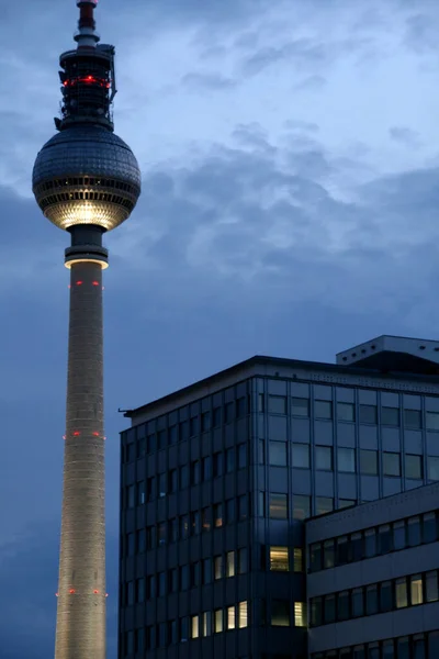 Torre Berlín Alexanderplatz — Foto de Stock