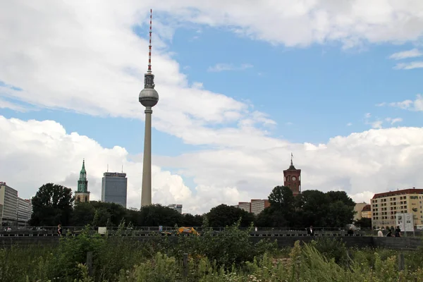Alexanderplatz柏林电视塔 — 图库照片