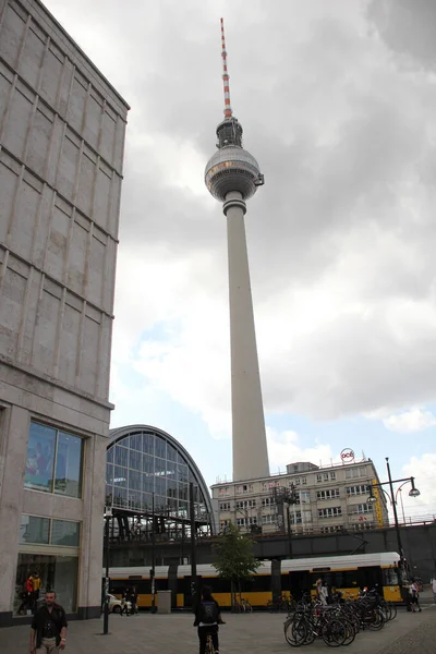 Torre Berlim Alexanderplatz — Fotografia de Stock