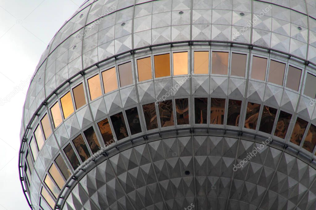 TV Tower of Berlin in Alexanderplatz