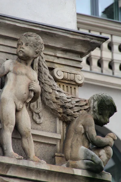 Escultura Fachada Edificio Berlín — Foto de Stock