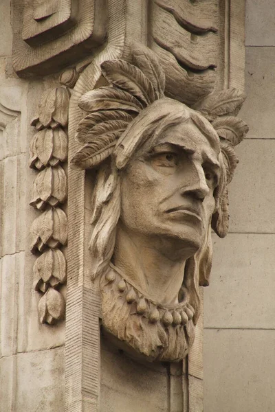 Sculpture Facade Building Berlin — Stock Photo, Image
