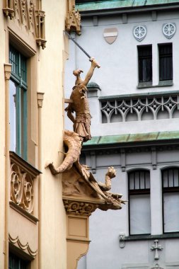 Prag şehrinin mimari mirası.