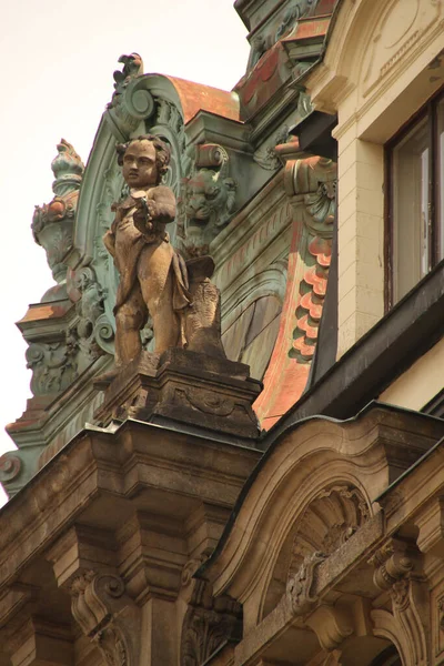 Urbanscape Den Gamle Prag - Stock-foto