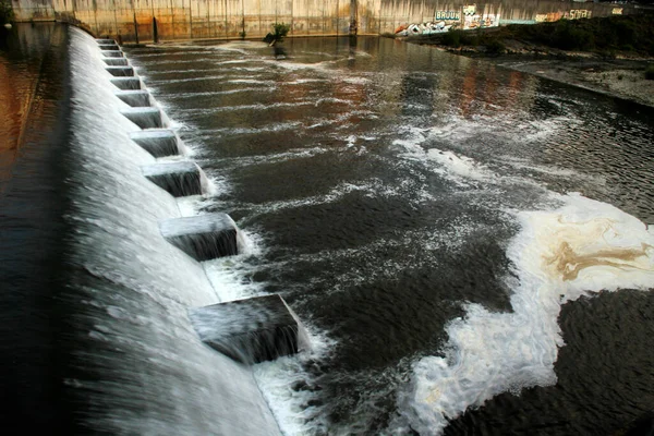 Veduta Del Fiume Bilbao — Foto Stock