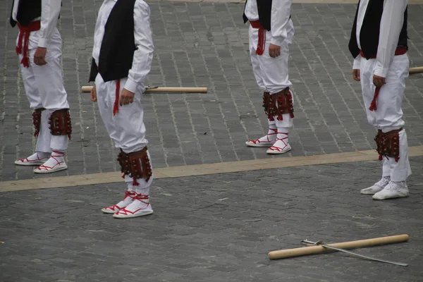 Баскська Виставка Танцю Вулиці — стокове фото