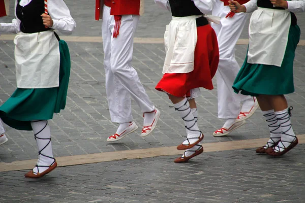 Sokaktaki Bask Dans Sergisi — Stok fotoğraf