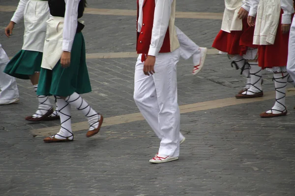 Sokaktaki Bask Dans Sergisi — Stok fotoğraf