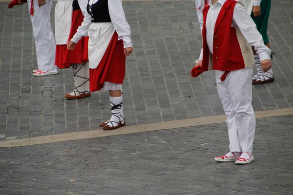 Sokaktaki Bask Dans Sergisi — Stok fotoğraf