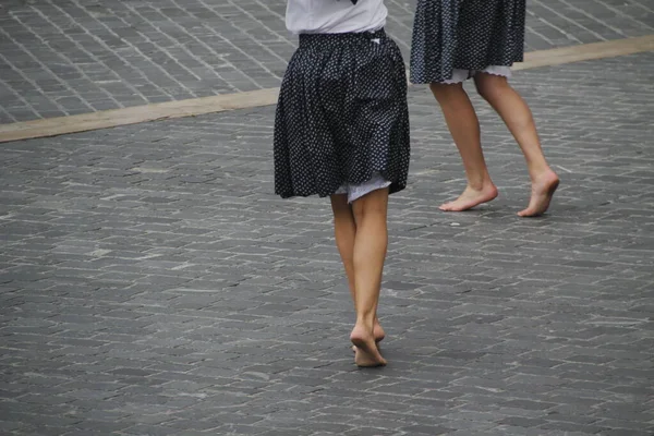 Exposição Dança Basca Rua — Fotografia de Stock