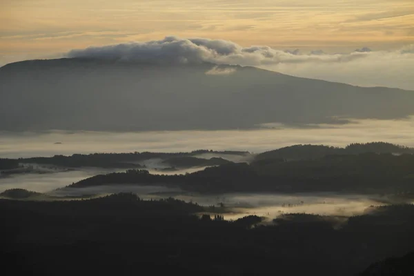 Amanecer Las Montañas Vascas — Foto de Stock