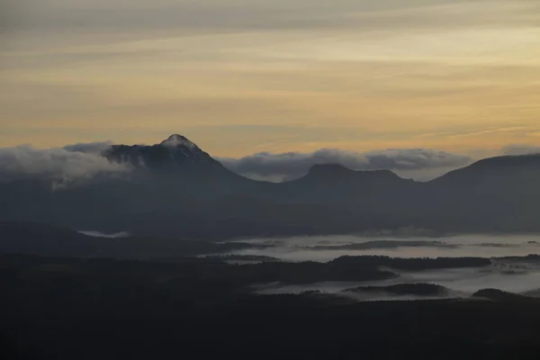 Dawn Basque Mountains — Stock Photo, Image