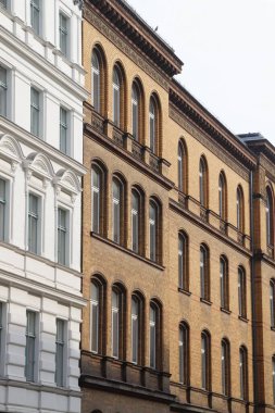 Berlin şehir merkezinde apartman blokları