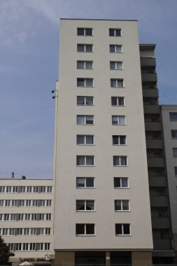 Berlin şehir merkezinde apartman blokları
