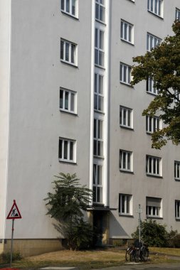 Berlin şehir merkezinde apartman blokları