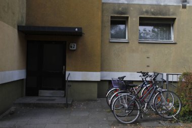 Berlin şehir merkezinde apartman blokları