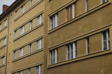 Berlin şehir merkezinde apartman blokları