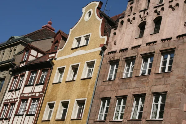 Pohled Staré Město Norimberk — Stock fotografie