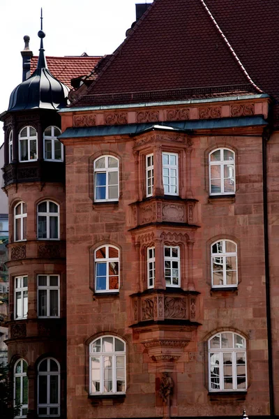 Vista Cidade Velha Nuremberga — Fotografia de Stock