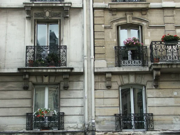 Immeuble Appartements Dans Centre Paris — Photo