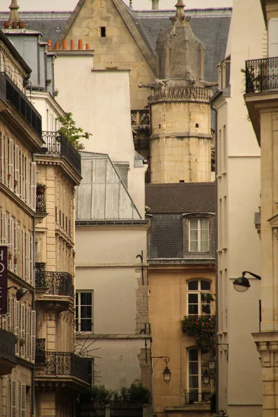 Apartments Block Downtown Paris — Stock Photo, Image