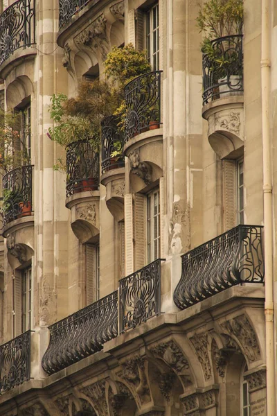 Apartments Block Downtown Paris — Stock Photo, Image